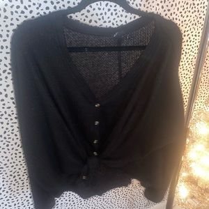 Black Urban Outfitters Out From Under Jojo Button Down